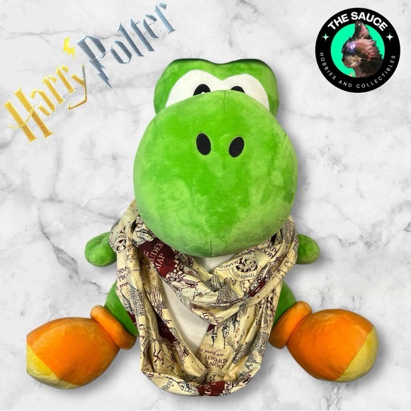 The Unbranded Brand Accessories - Harry Potter Marauder's Map Infinity Scarf Hogwarts Wizarding Fantasy Cosplay